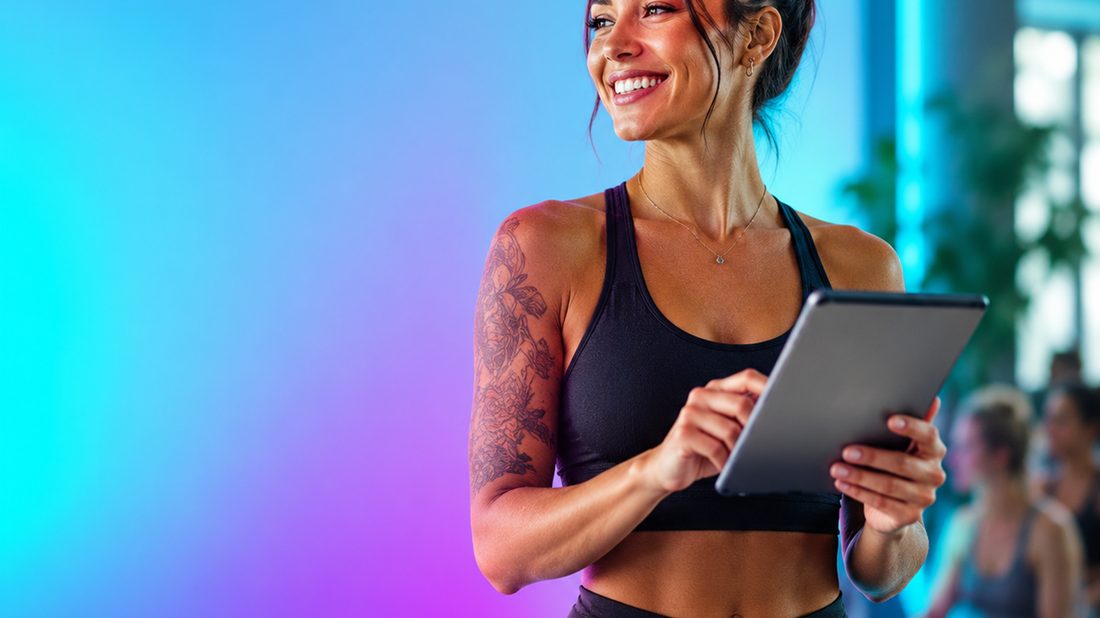 Fitness & classes business using PopUsIn